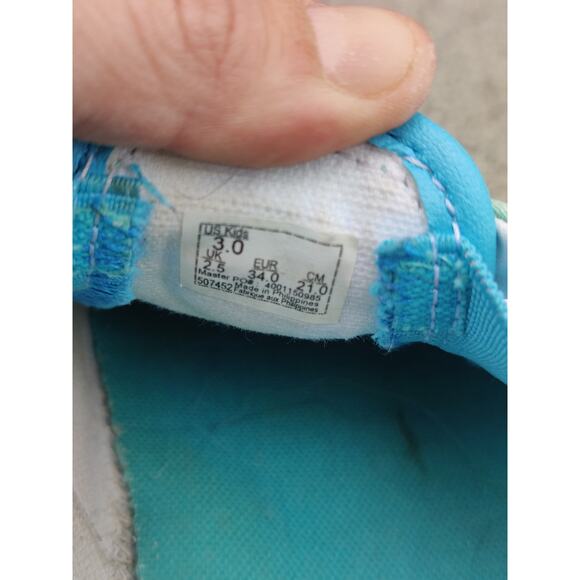 kids white Unicorn Vans  sz 3 - Picture 7 of 7